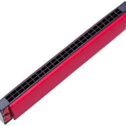 Mouth Organ 24 holes Key of C With 48 Tones Harmonica Imported Elegant Mouth Organ Harmonica For Kids/Beginners (Red)-picture-15