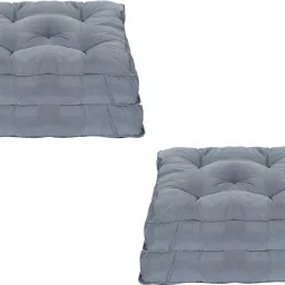 Microfibre Box Chair Pad for Office Home Sitting Chair Cushion Pad 16X16 Inch Microfibre Solid Chair Pad Pack of 4-picture-10