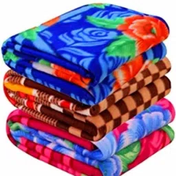 Abstract Single Fleece Blanket for Heavy Winter-image-29