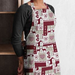 Cotton Home Use Apron - Free Size-image-27