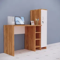 speciality panels Multipurpose Hutch Desk with storage & Termites resistance Engineered Wood Multipurpose Table image 5