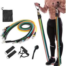 5 Pcs Set Heavy Exercise Gym Fitness Home Workout Rope Resistance Band Ab Exerciser-image-31