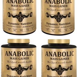 Anabolic Mass Gainer With High Calories 1340 Pack of 4 (26.4Lbs ChocoVanilla) Weight Gainers/Mass Gainers-2