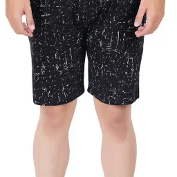Printed Men Black Regular Shorts-picture-28
