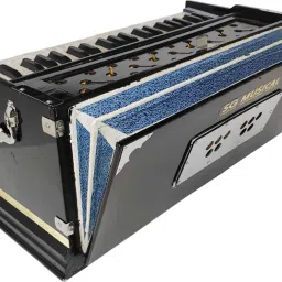 7 Stopper, 39 Keys, Double Bellow Walnut 3.25 Octave Hand Pumped Harmonium-15