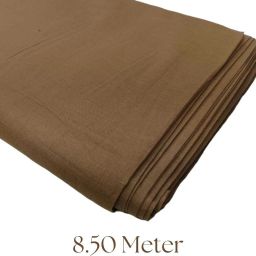 SARDAR EXCLUSIVE 8.50 Dark Camel Medium Weight Soft Rubia Voile Pure Cotton Sikh Turban Pagri Solid Pagri-image-2