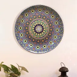 Blue Bone China Moroccan Inspiration Decorative Plate 7.5 Inch By Kolorobia-picture-38