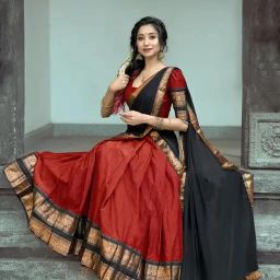 Self Design Semi Stitched Lehenga Choli-image-64