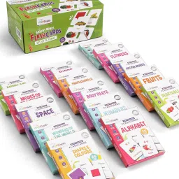 Early Learning 15 in 1 Flash Cards for Kids,420 Brain Boosting Cards for 3+Years-32
