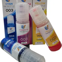 SDS 003 REFILL INK COMPATIBLE FOR EP L3100/ L3101/ L3110/ L3150 SERIES - 65ML Each Tri-Color Ink Bottle-image-66