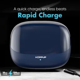 hoppup AirDoze F51 Earbuds with 40H PlayTime, 40MS Low Latency, AI ENC & 5.4v Bluetooth Headset image 3
