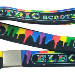 Electric Scooter EV Theme Id Tag Holder Fabric Keychain Lanyard-image-19