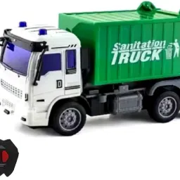 4 Channel Remote Control RC Trash Garbage Waste disposal Dump Truck Toy-image-87