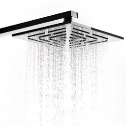 Super Heavy SS Ultra Slim Amaze Rain Shower Head 10x10 With 18 Arm Fixed Mount-image-26