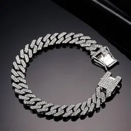 Alloy Silver Bracelet-image-96
