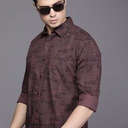 wrogn Men Slim Fit Printed Casual Shirt-picture-17