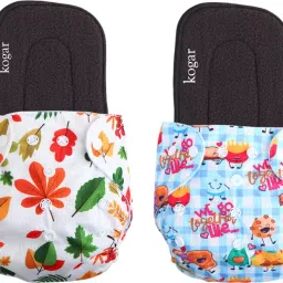 Print Reusable Cloth Diapers + Insert Pad Washable 100% AbsoMomease-39