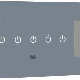 iotics Smart Touch Switch for 3 Lights, Dimmer & Plug Remote, Mobile App, Voice Control Smart Switch-61
