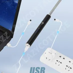 Electric Lighter for Candles Rechargeable Electric Gas Lighter for Home Use 393 Usb Lighter 360 Deg Flexible Neck Arc Lighter For Kitchen,Barbecue,Candles M393 Pocket Lighter-image-15
