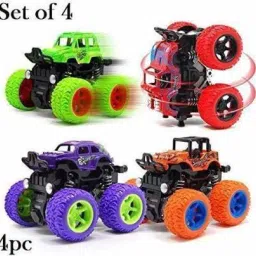 Friction Powered Monster Rock Cars Unbreakable With Big Rubber Tires (Multicolor)-image-96