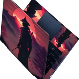 Flipkart SmartBuy _All Panel_Samurai sunset Vinyl Laptop Skin Compatible for 15.6 inch-image-23