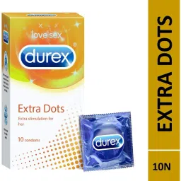 Extra Dots Condom Pack of 1 (10 Sheets) Condom-picture-16
