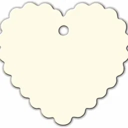 Handmade Heart Shape Multi-Purpose Tags Blank Labels Message Note Craft Paper with Golden String for Price Tag, Wedding, Party Events Greeting Card-image-3