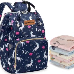 Premium Diaper Backpack with 1 Baby Towel | Waterproof & Travel-Friendly Combo Baby Diaper bag & Soft Baby Towel-image-65