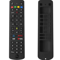 oboe Front & Back Case for Jio Tv Remote Protective Cover with Lanyard [Remote NOT Included] image 2
