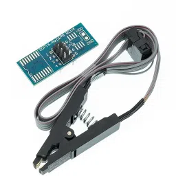 keertan kalp CH341A 24 25 Series EEPROM Flash BIOS USB Programmer + SOIC8 SOP8 Flash Chip Data Card image 3