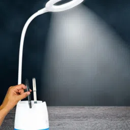 Touch On/Off Switch LED Desk Lamp/Student Study Reading/Learning Dimmer/Brightener Rechargeable Led Table Lamps(Multicolor) Study Lamp-19