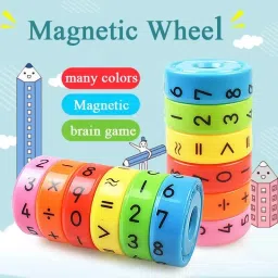 2 SET OF Learning Maths Magnetic Calculation Cube Toy (12 PIECE)-15