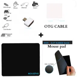 RSG PRODOT 5 IN 1 COMBO WITH KEYBOARD,RGB MOUSE,V8 OTG, MOUSEPAD,USB HUB 3.0 Combo Set image 4