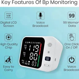 Aika (Combo Pack) AK-666 Rechargeable BP Monitoring Machine, Large Display & BP-666 Bp Monitor image 4