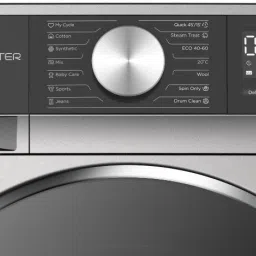 lloyd 10 kg Fully Automatic Front Load with In-built Heater Black image 4