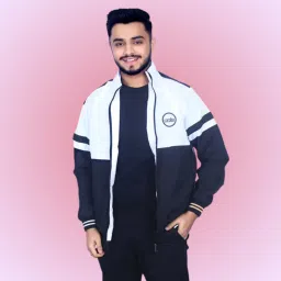 Men Colorblock Casual Jacket-image-95