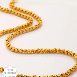 Chain for Women Stylish Golden Chain For Women Girls Gold-plated Plated Brass Chain-image-29