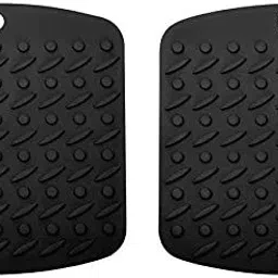 Silicone Trivets, Black Pack of 2 Matte Trivet-36
