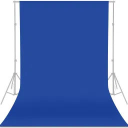 Cam cart Royal Blue Backdrop Background for Photography Photo Booth Backdrop for Photoshoot Background Screen Video Recording Parties Curtain Reflector Reflector-17
