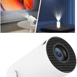 Amit SmartMiniProjectorWiFi6Bluetooth5.0ProtableProjectorSupport4KwithAndroidTV12.0 (200 lm / 2 Speaker / Wireless / Remote Controller) Portable Projector-picture-5