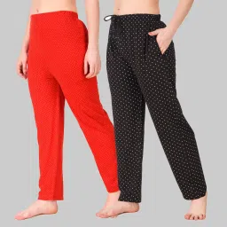 Pack of 2 Women Cotton Track pant lower pyjama for women Women Pyjama-image-90