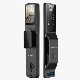 Abyss DL6 TAP Advanced 3D Face Recognition Smart Door Lock with Fingerprint Sensor, RFID Card Access, Password Entry, Mechanical Key, Wi-Fi Remote Unlock via SmartLife App, and 2-Year Warranty Smart Door Lock-16
