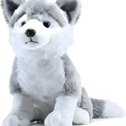 Husky Dog Stuffed Animal Puppy Soft Toy, Adorable Gifts for Kids - 25 cm-image-31