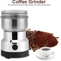 Stainless Steel Manual Coffee Grinder Series 220 W Mixer Grinder-image-99