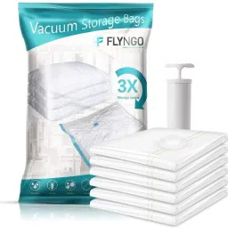 Reusable Ziplock Vacuum Storage Space Saver Bags for Clothes with Travel Storage Vacuum Bags-image-42