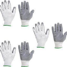 SUPERIOR QUALITY ANTI CUT SAFETY HAND GLOVE-1102 Nylon, Synthetic, LatexSafety Gloves-image-27