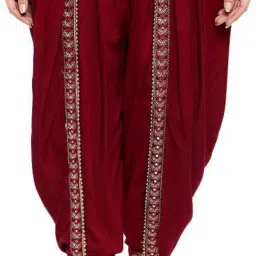 Viscose Rayon Embroidered Patiala-image-99