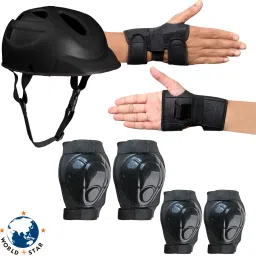 Protective Guard Kit Cycling Set 7 in 1 SMALL SIZE 6- 10 YEAR Cycling helmet kit Cycling Kit-picture-17