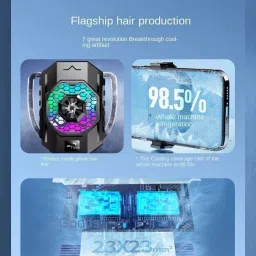 Cubonic SL-31 Mobile Radiator with LED Display|2 Modes Semiconductor 1 Fan Cooling Pad image 3