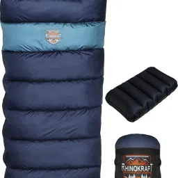 Ultra Light 0 Degree Envelope Reliance Cotton Fibre Navy Blue Sleeping Bag-image-29